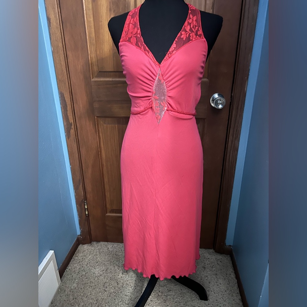 Moda International Vibrant Pink dress